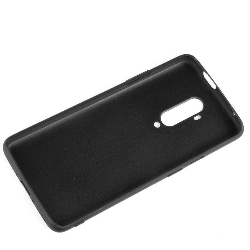 Cover OnePlus 7T Pro Søm Lædereffekt