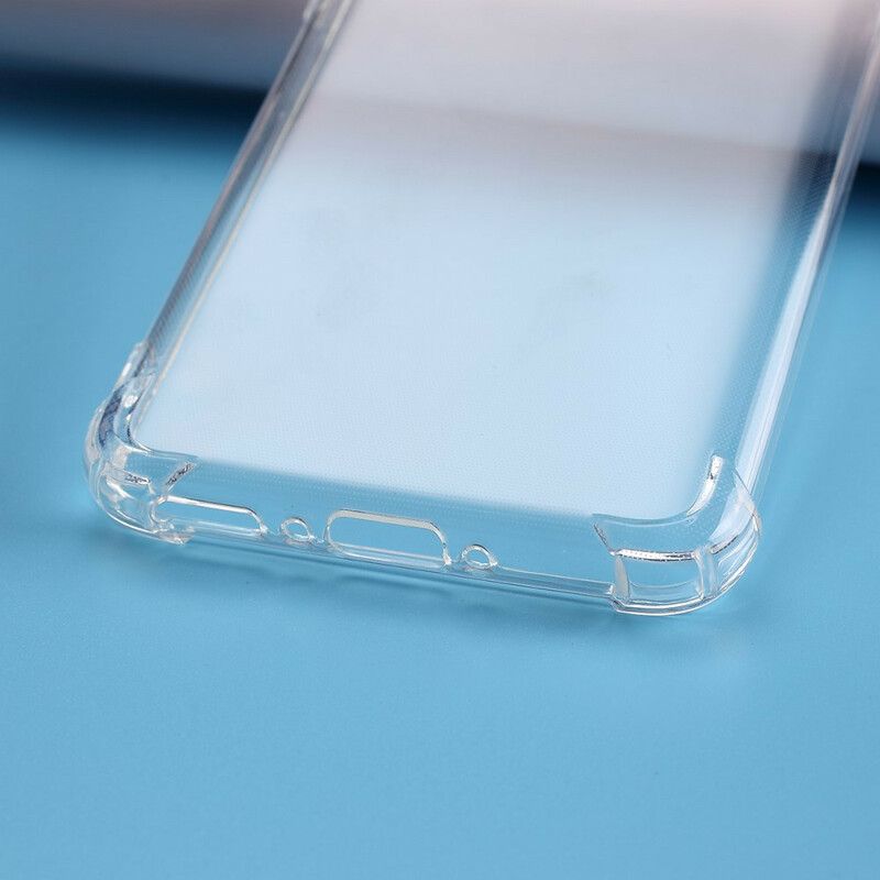 Cover OnePlus 7T Pro Transparente Forstærkede Hjørner