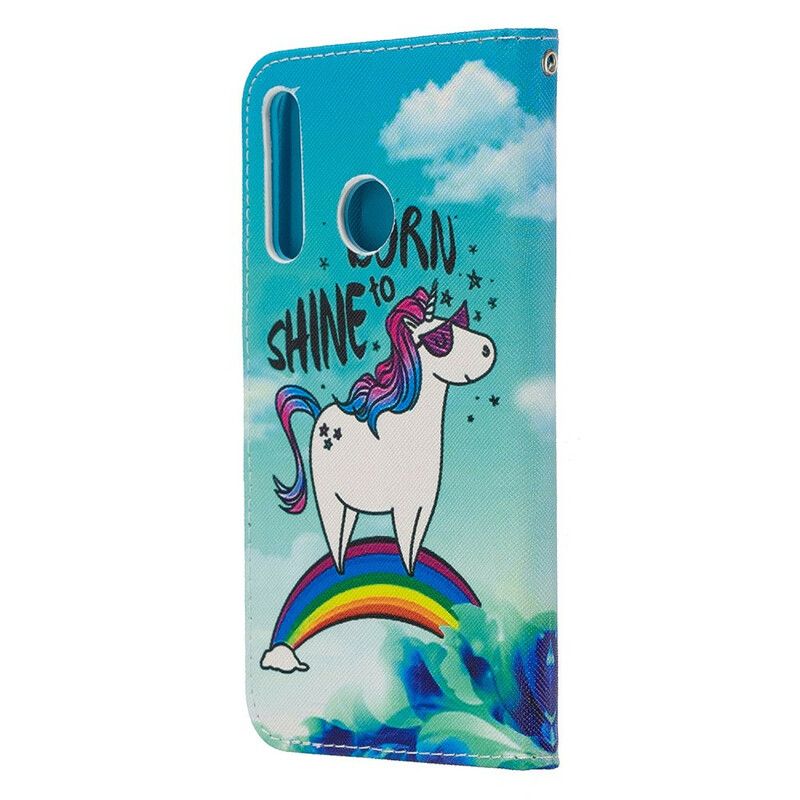 Flip Cover Honor 20 Lite / 20e Med Snor Born To Shine Strappy