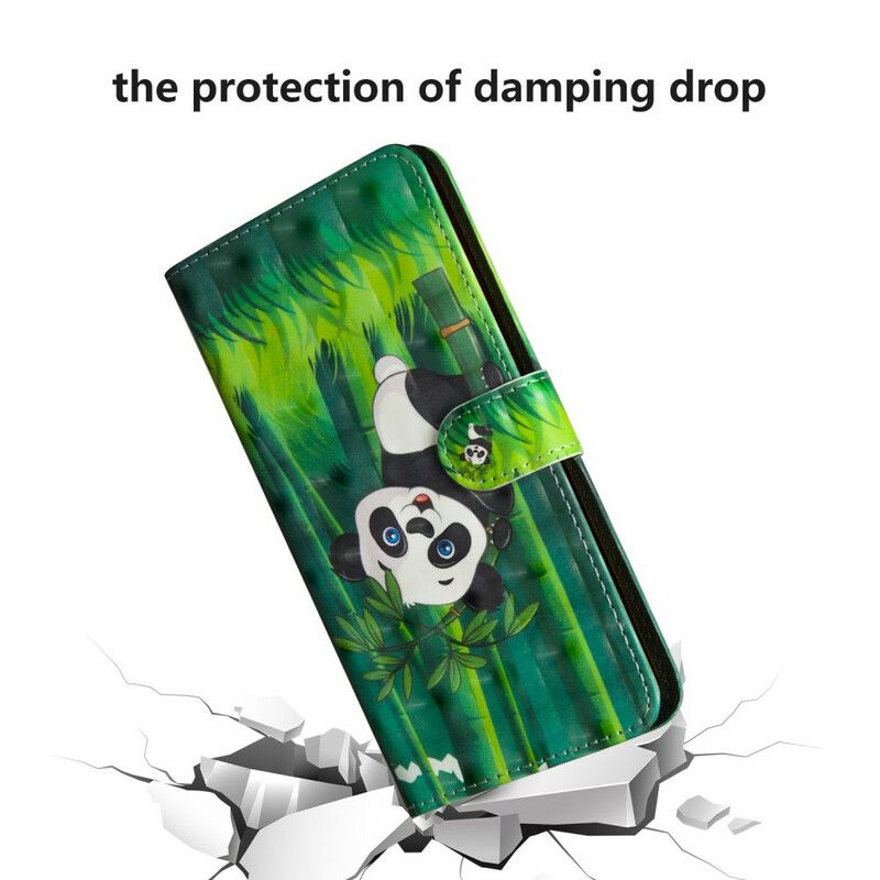 Flip Cover Honor 20 Lite / 20e Panda Og Bambus