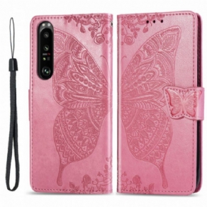 Flip Cover Sony Xperia 1 III Halve Sommerfugle