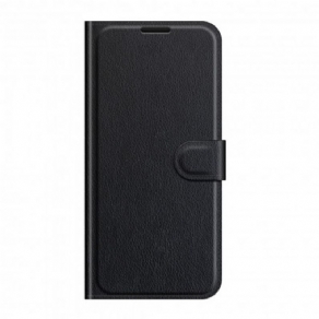 Flip Cover Sony Xperia 1 III Klassisk Litchieffekt