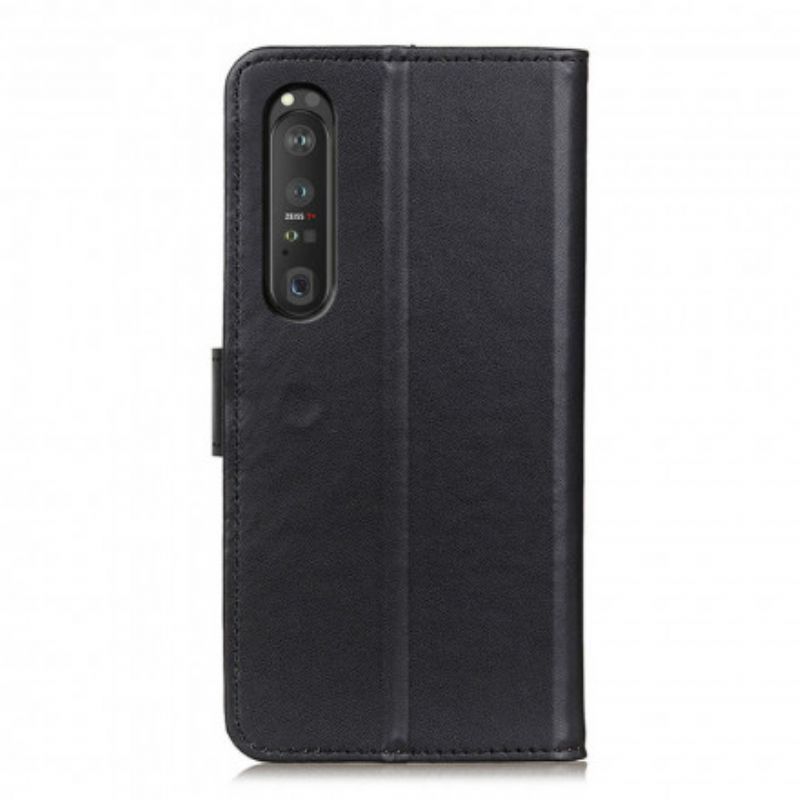 Flip Cover Sony Xperia 1 III Simpelt Kunstlæder