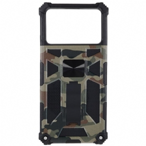 Cover Poco X4 Pro 5G Camouflage Aftagelig Støtte