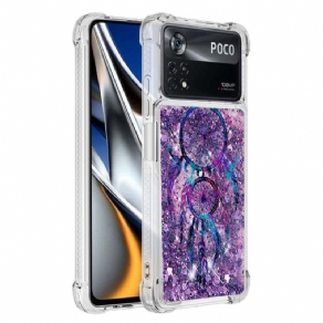 Cover Poco X4 Pro 5G Drømmefanger Pailletter