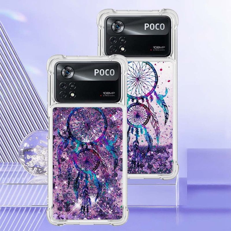 Cover Poco X4 Pro 5G Drømmefanger Pailletter