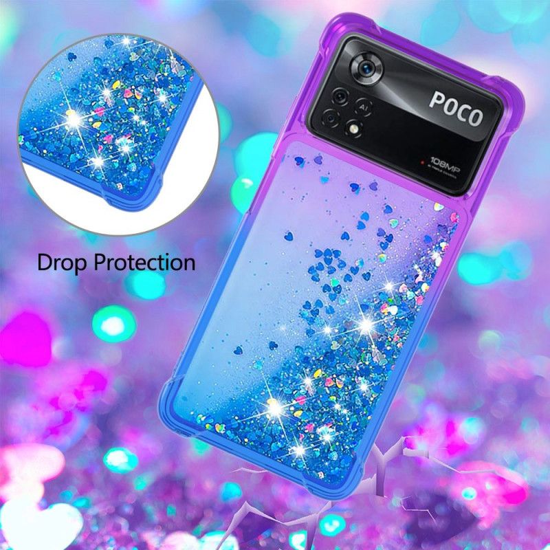 Cover Poco X4 Pro 5G Farve Pailletter