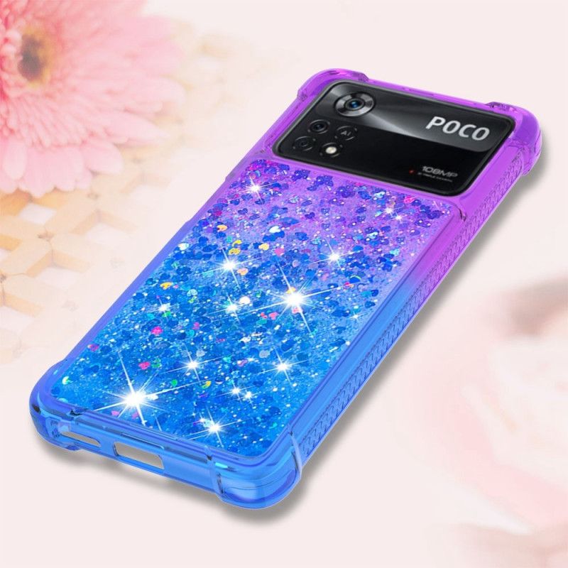 Cover Poco X4 Pro 5G Farve Pailletter