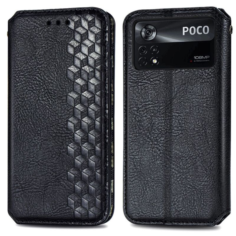 Cover Poco X4 Pro 5G Flip Cover 3d Kuber