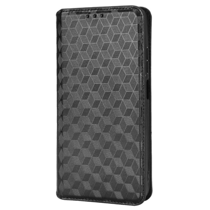 Cover Poco X4 Pro 5G Flip Cover 3d-tekstur