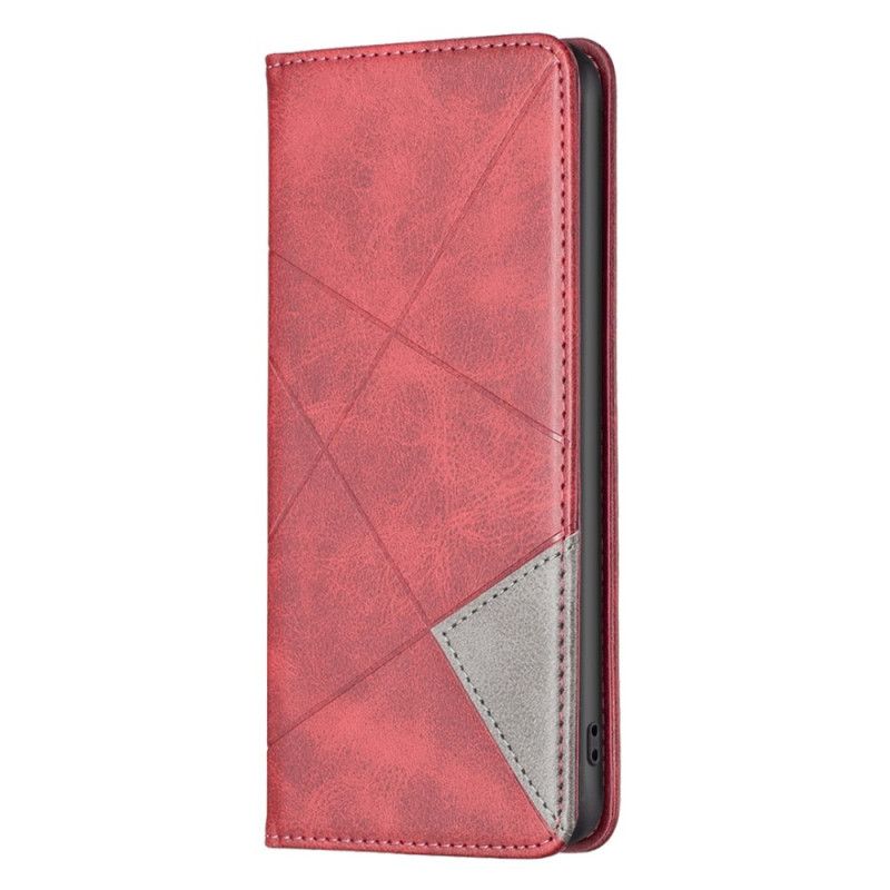 Cover Poco X4 Pro 5G Flip Cover Geometriske Mønstre