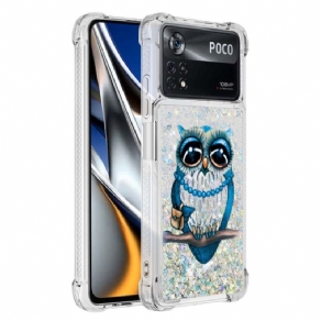 Cover Poco X4 Pro 5G Fru Glitter Ugle