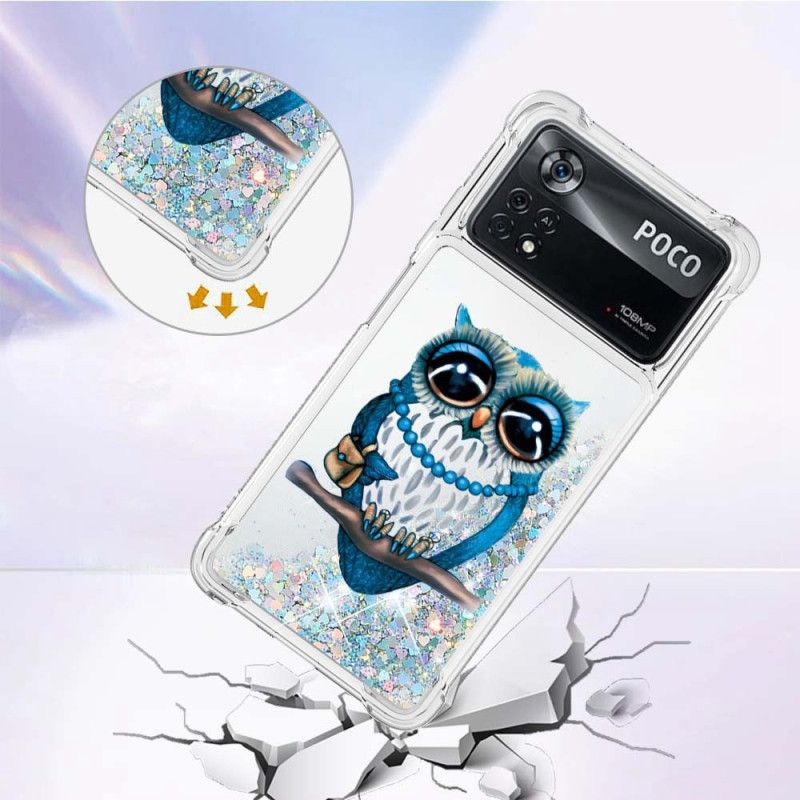 Cover Poco X4 Pro 5G Fru Glitter Ugle