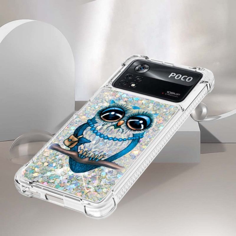 Cover Poco X4 Pro 5G Fru Glitter Ugle