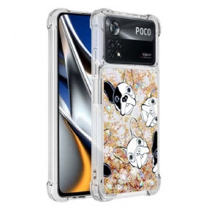 Cover Poco X4 Pro 5G Hr Glitter Dog