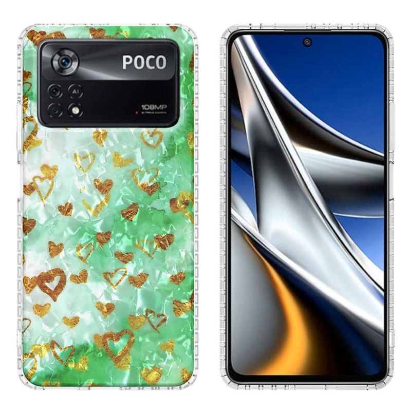 Cover Poco X4 Pro 5G Stillige Hjerter