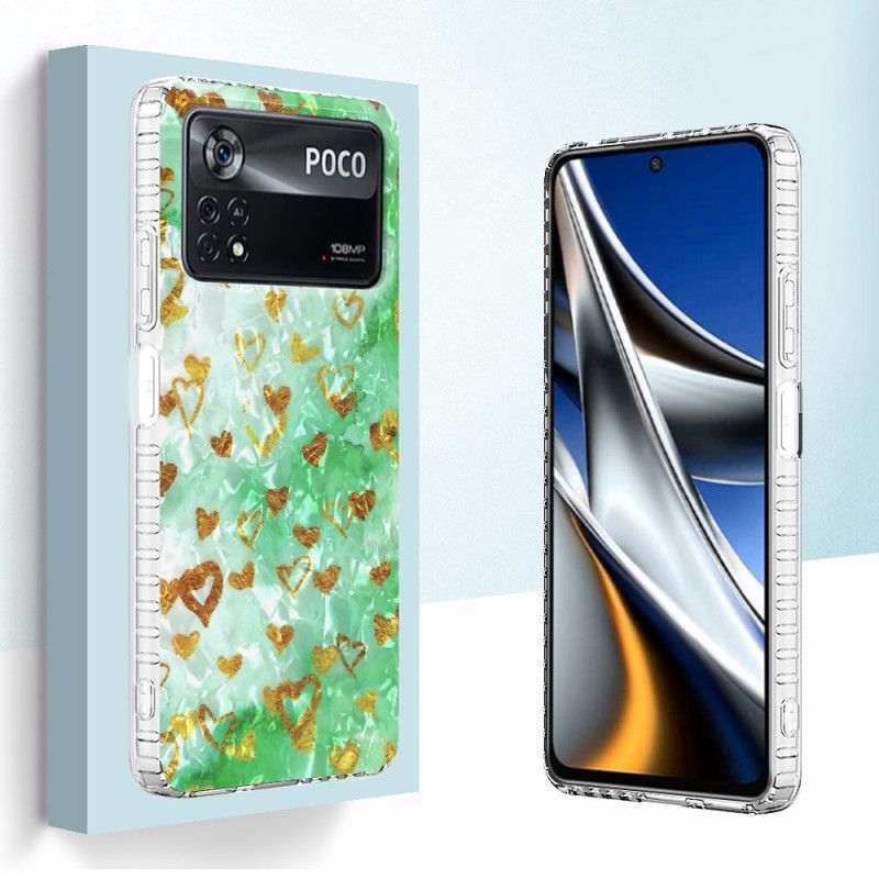 Cover Poco X4 Pro 5G Stillige Hjerter