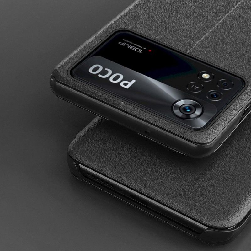 Cover Poco X4 Pro 5G Tekstureret Kunstlæder