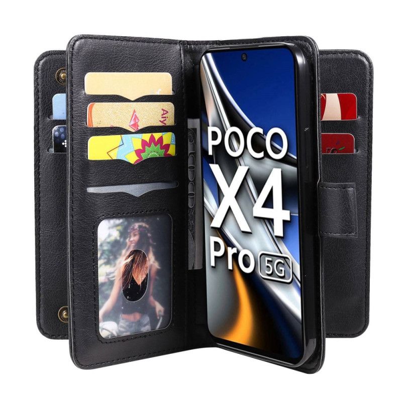 Flip Cover Poco X4 Pro 5G 10 Kortholder