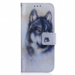 Flip Cover Poco X4 Pro 5G Akvarelhund