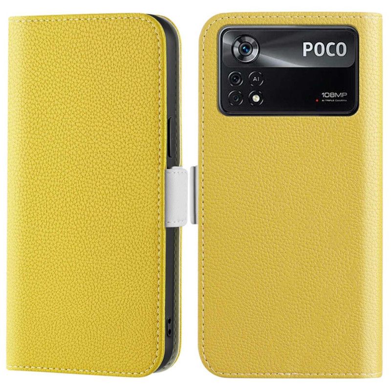 Flip Cover Poco X4 Pro 5G Candy Imiteret Læder