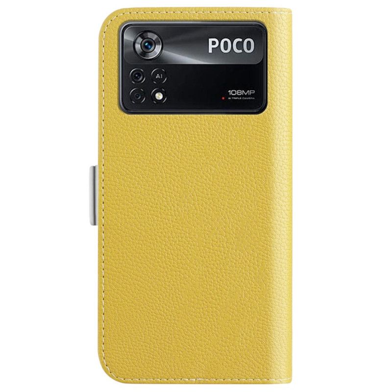 Flip Cover Poco X4 Pro 5G Candy Imiteret Læder