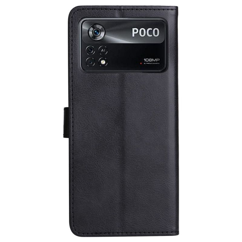 Flip Cover Poco X4 Pro 5G Med Snor Almindelig Strappy