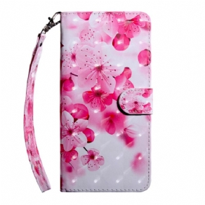 Flip Cover Poco X4 Pro 5G Med Snor Floral Strappy