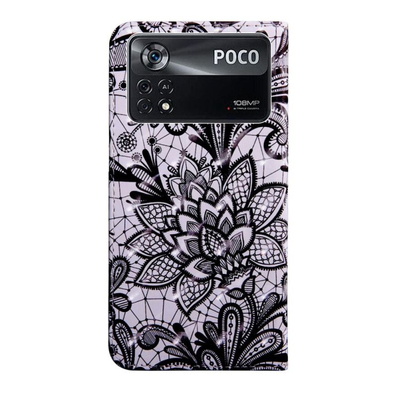 Flip Cover Poco X4 Pro 5G Med Snor Smukke Strappy Blonde