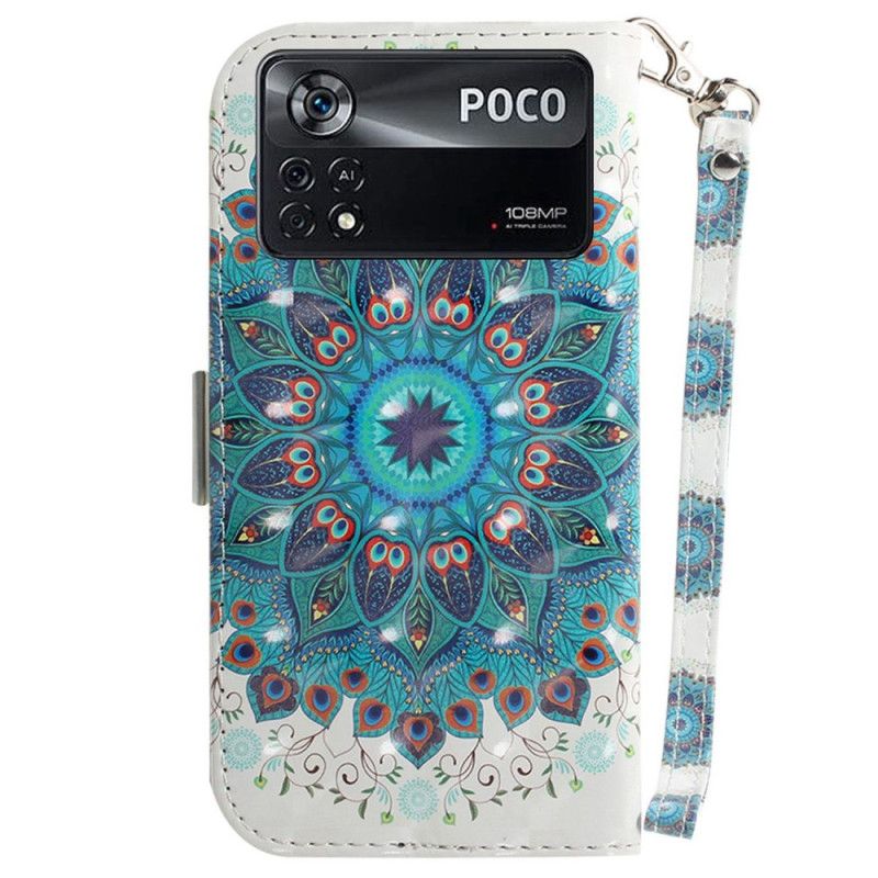 Flip Cover Poco X4 Pro 5G Med Snor Strop Mandala