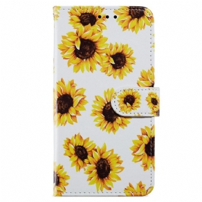 Flip Cover Poco X4 Pro 5G Med Snor Thong Blomster