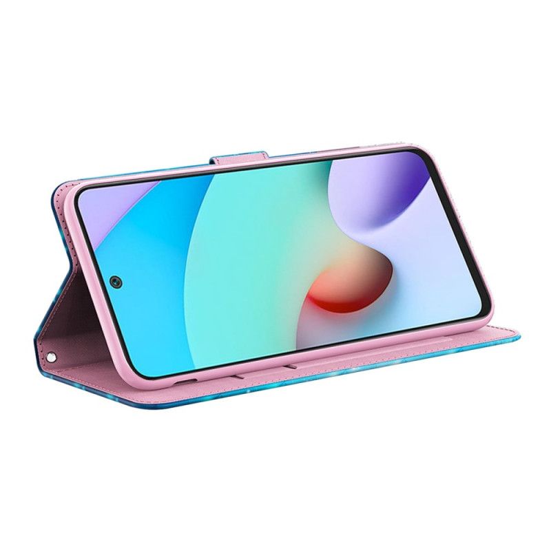 Flip Cover Poco X4 Pro 5G Med Snor Thong Sommerfugle