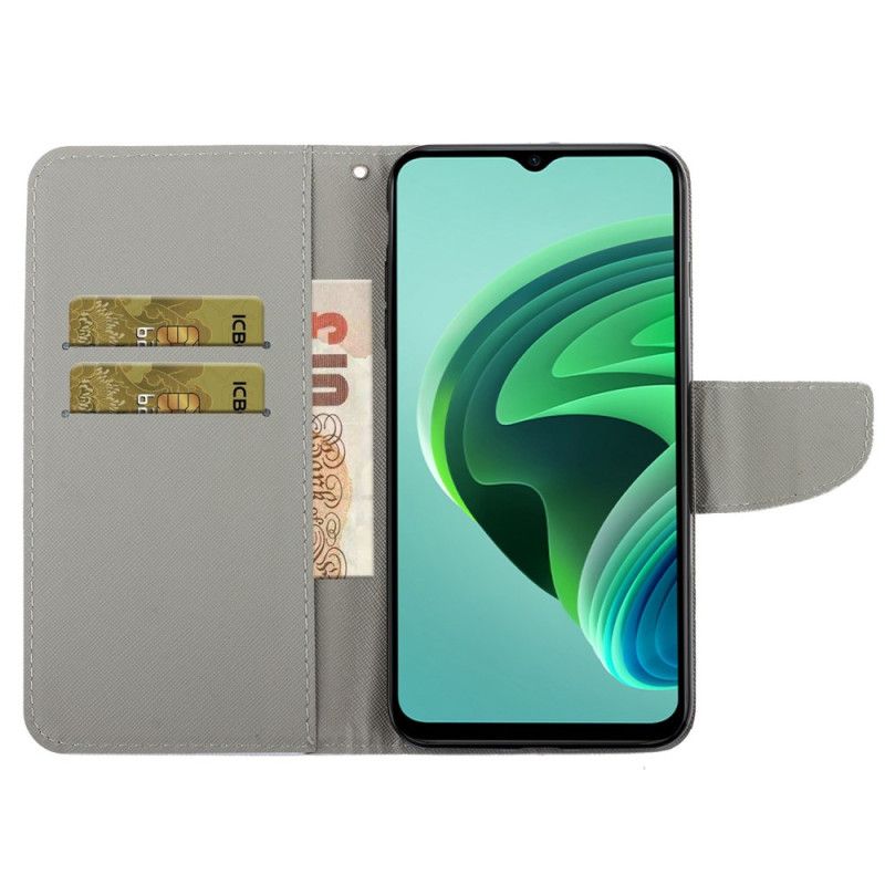 Flip Cover Poco X4 Pro 5G Med Snor Thong Sommerfugledans