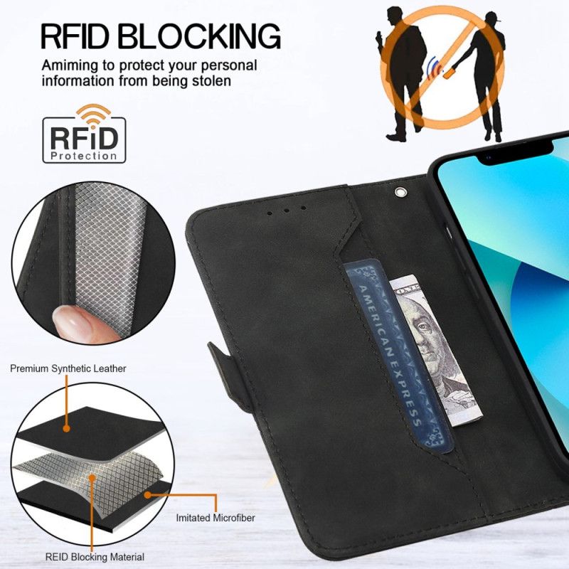 Flip Cover Poco X4 Pro 5G Rfid Diskret Mønster