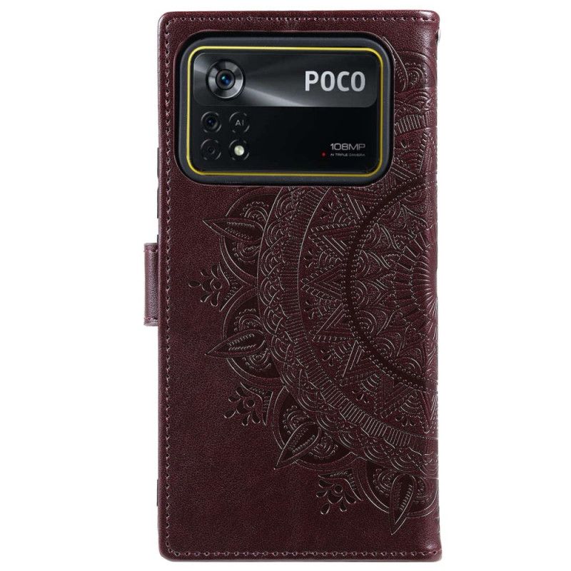 Flip Cover Poco X4 Pro 5G Solmandala Med Snor