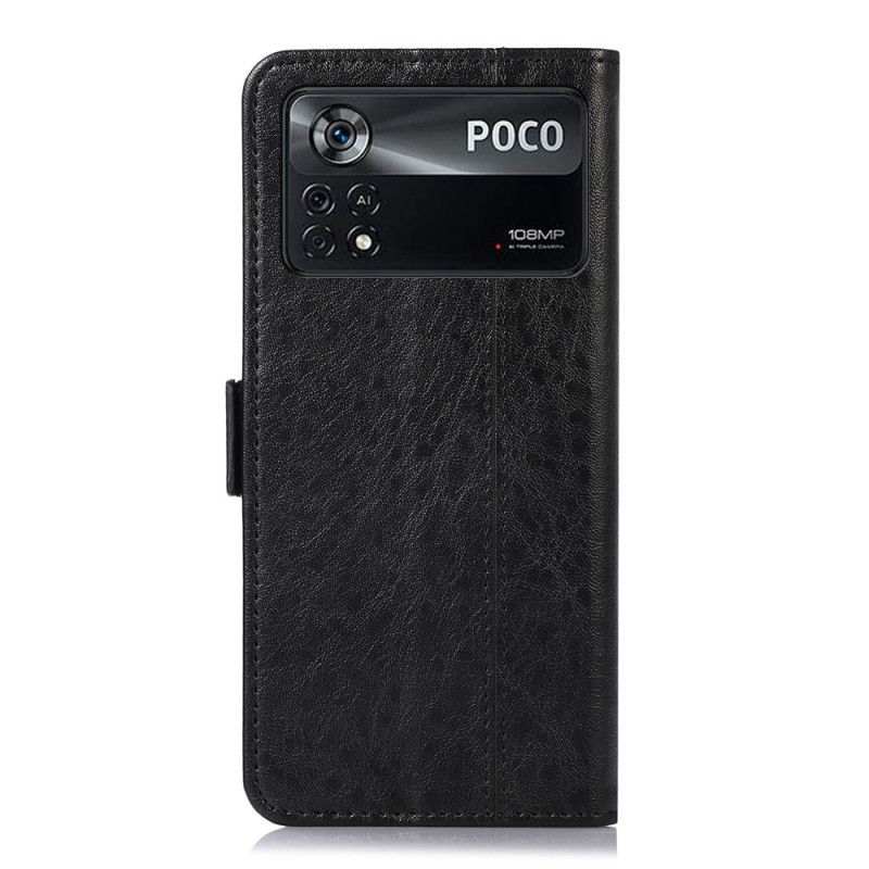 Flip Cover Poco X4 Pro 5G Sy Læderstil