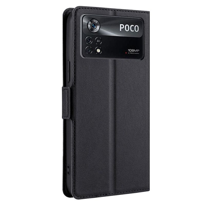 Flip Cover Poco X4 Pro 5G Ultra Fint Læderstil