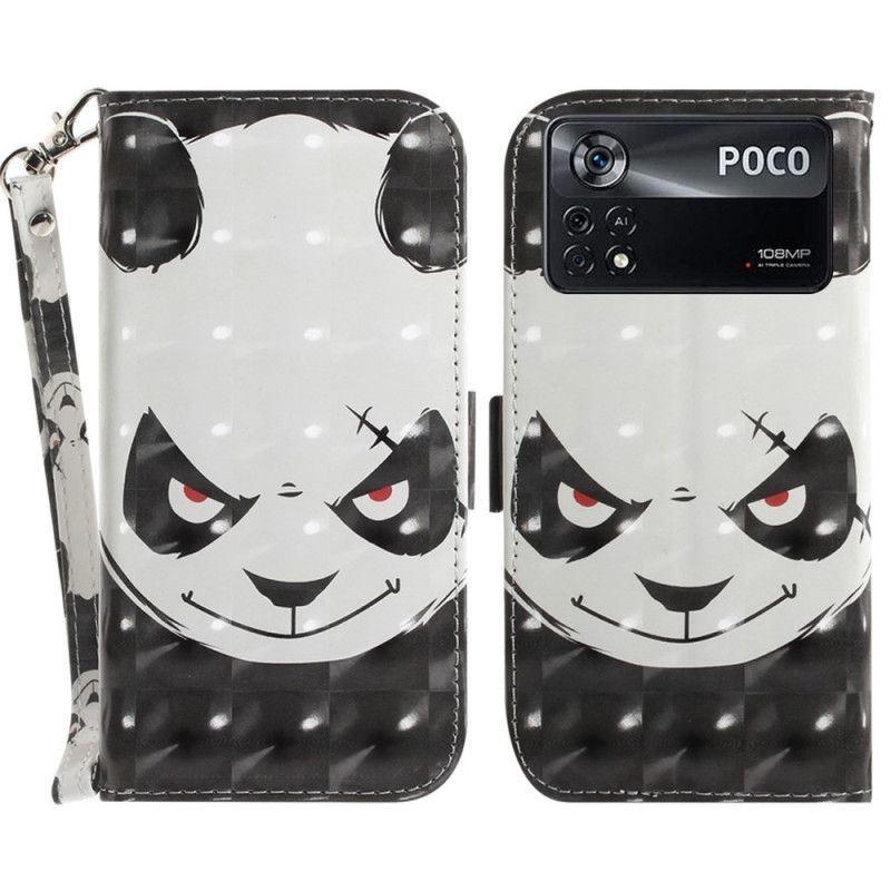 Flip Cover Poco X4 Pro 5G Vred Panda