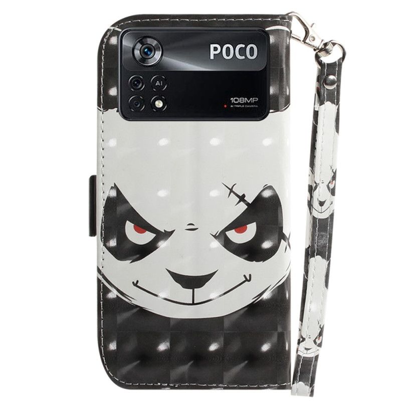 Flip Cover Poco X4 Pro 5G Vred Panda