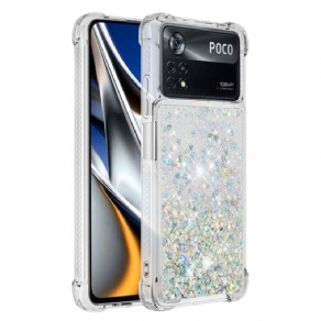 Mobilcover Poco X4 Pro 5G Desire Glitter