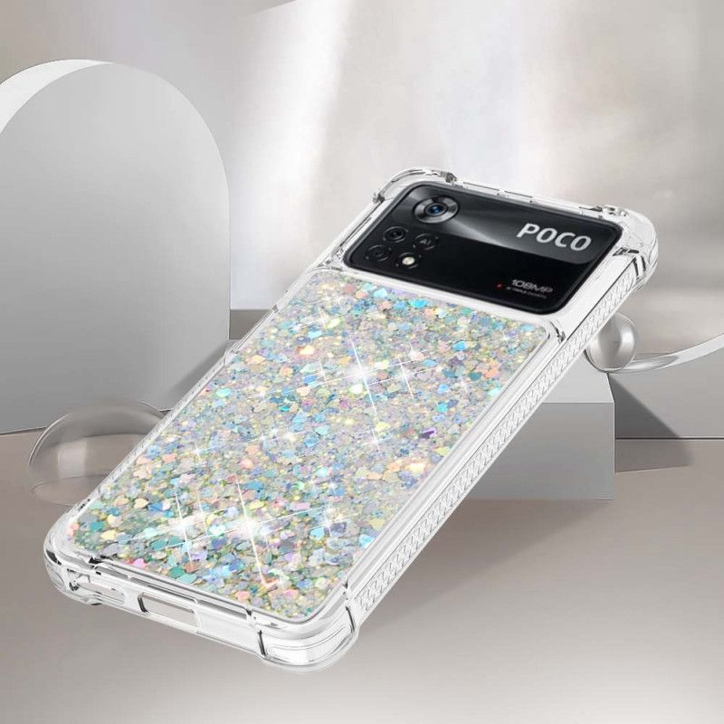 Mobilcover Poco X4 Pro 5G Desire Glitter