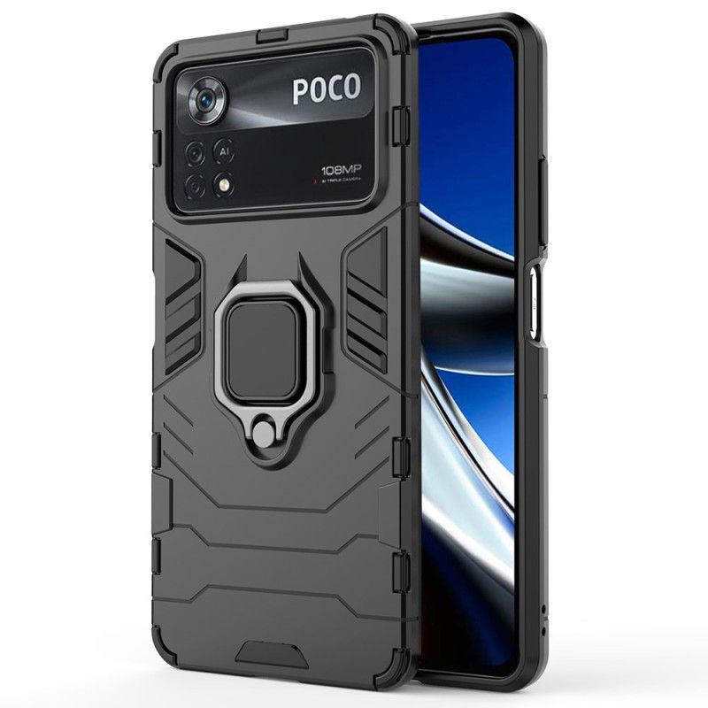 Mobilcover Poco X4 Pro 5G Modstandsdygtig Ring