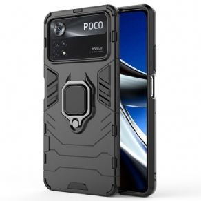 Mobilcover Poco X4 Pro 5G Modstandsdygtig Ring