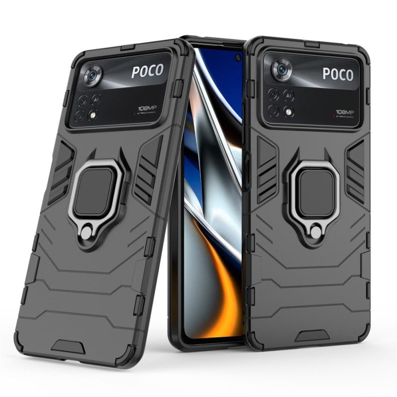 Mobilcover Poco X4 Pro 5G Modstandsdygtig Ring