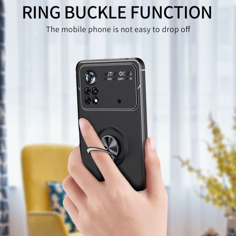 Mobilcover Poco X4 Pro 5G Roterende Ring