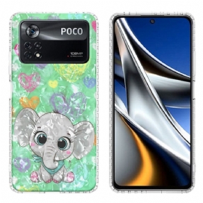 Mobilcover Poco X4 Pro 5G Stilfuld Elefant