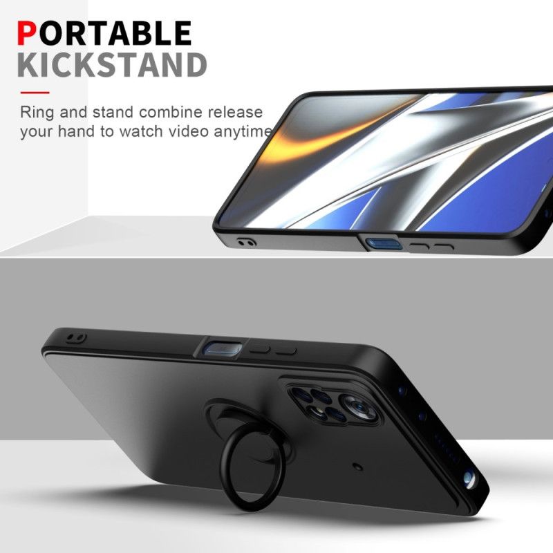 Mobilcover Poco X4 Pro 5G United Ring-support