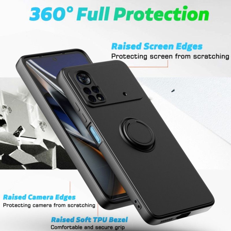 Mobilcover Poco X4 Pro 5G United Ring-support