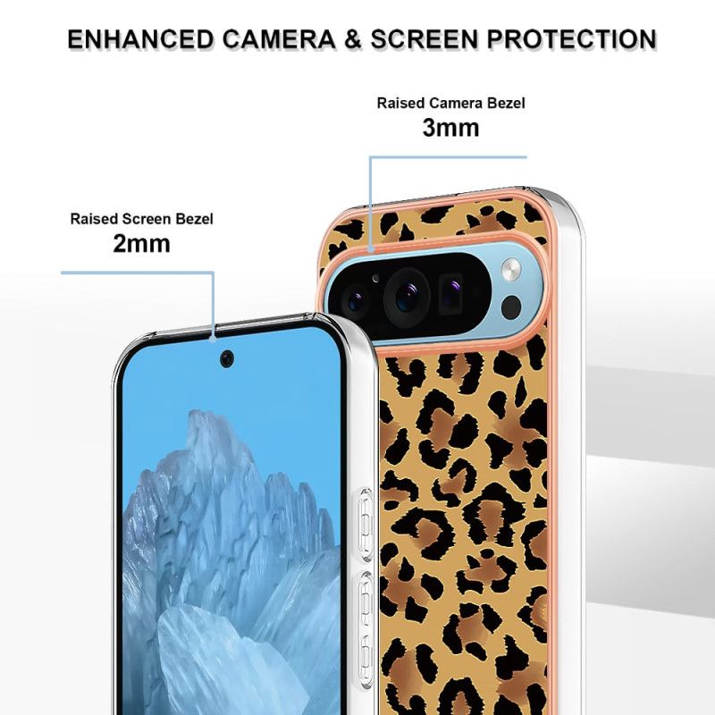 Cover Google Pixel 9 Leopardprint