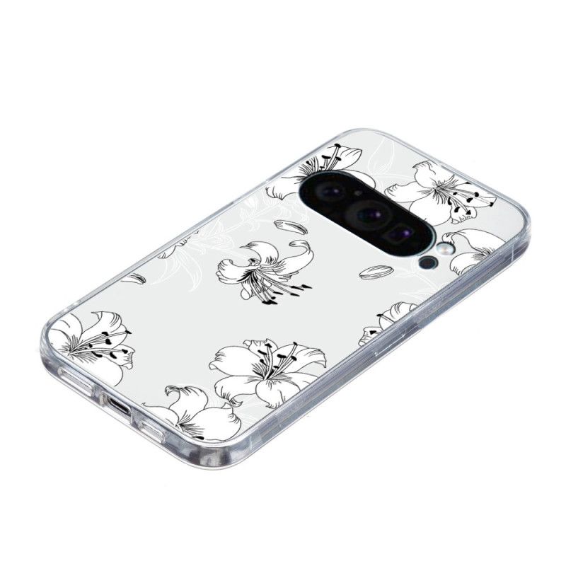 Cover Til Google Pixel 9 Hvide Blomster